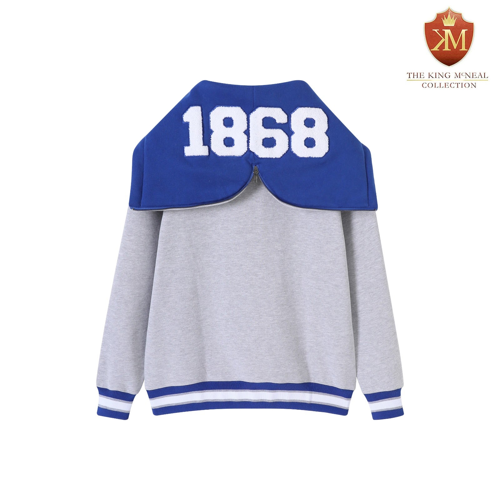 Hampton University Heather Grey Prep Hoodie