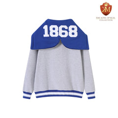Hampton University Heather Grey Prep Hoodie