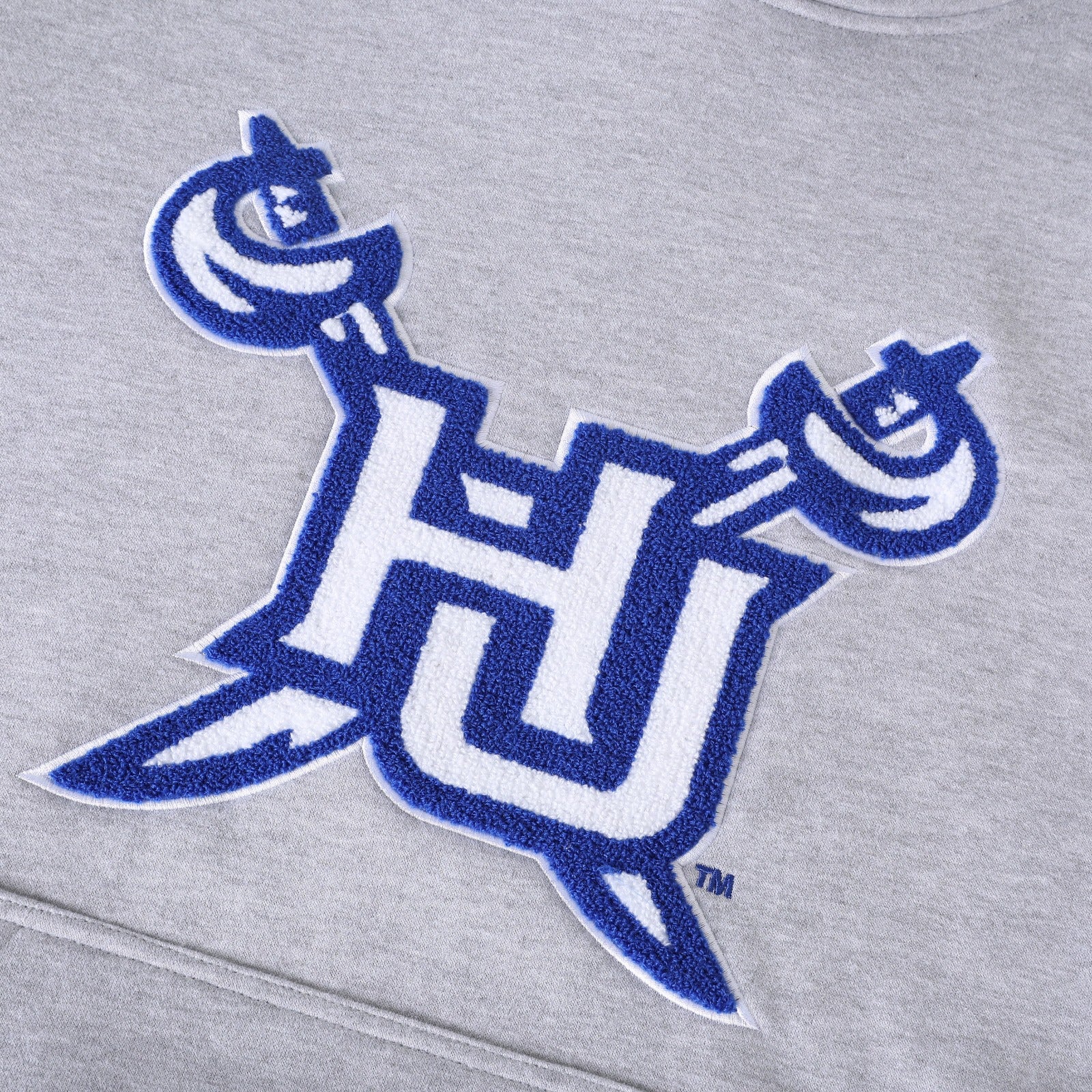 Hampton University Heather Grey Prep Hoodie
