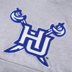 Hampton University Heather Grey Prep Hoodie