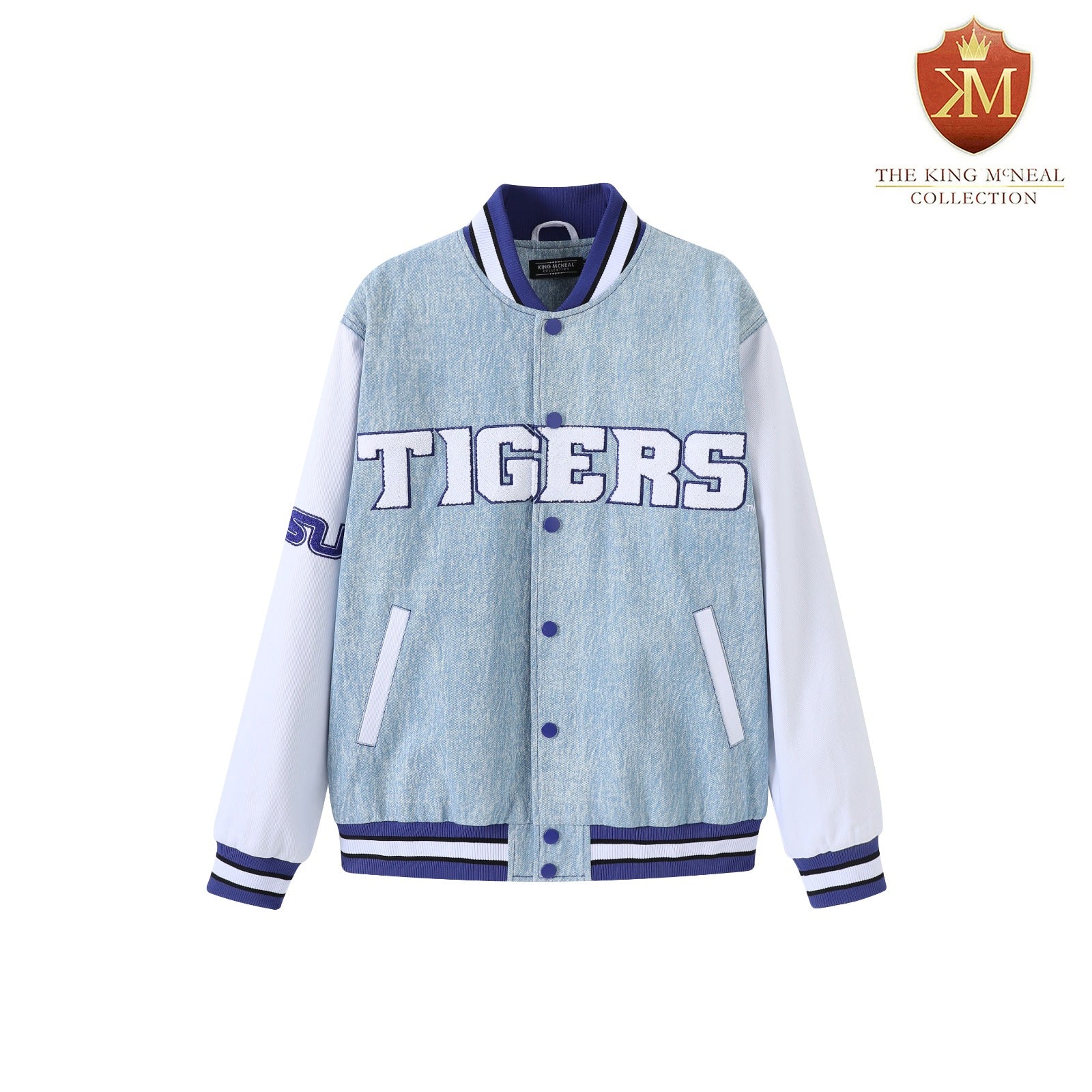 Tennessee State University Blue Denim Bomber Jacket