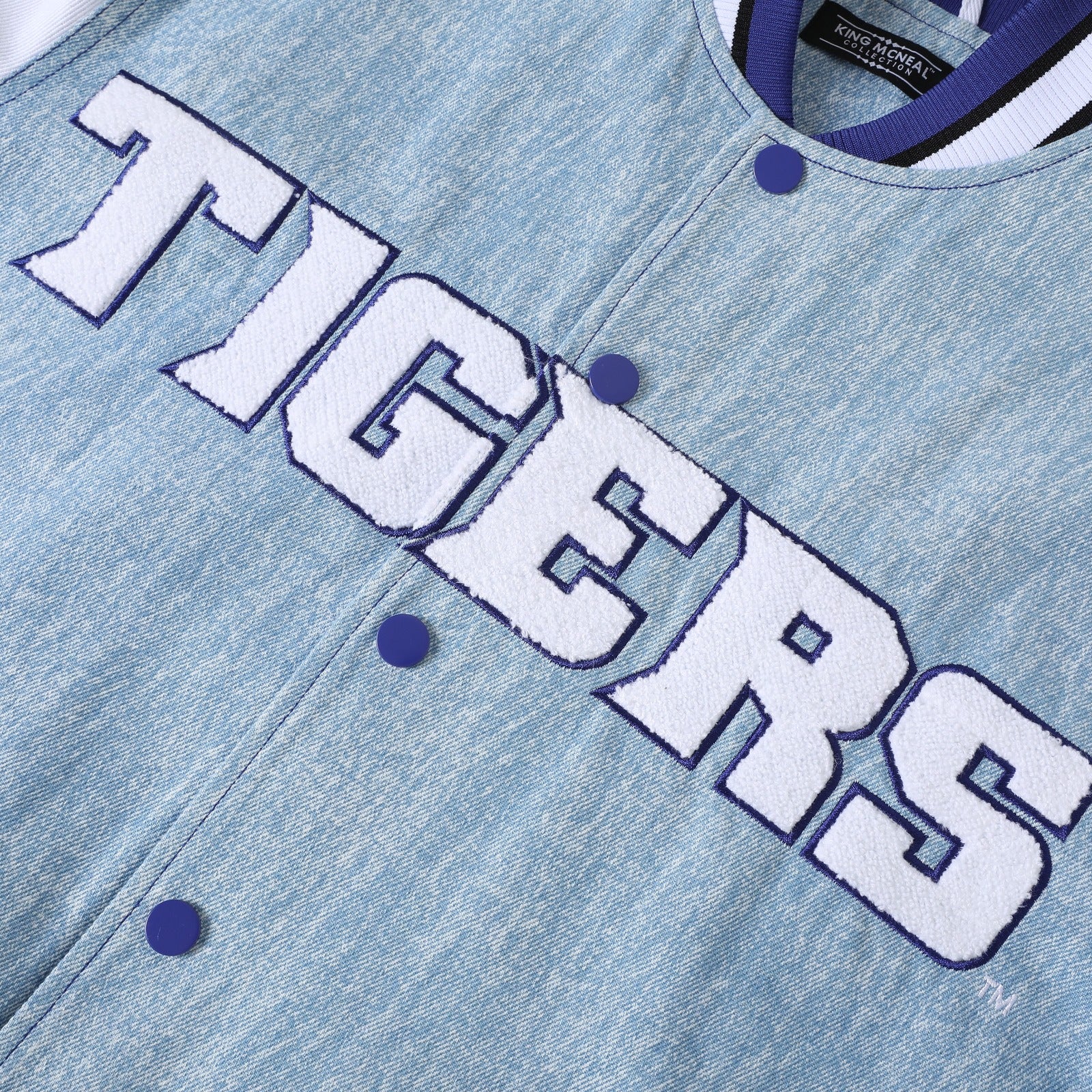 Tennessee State University Blue Denim Bomber Jacket