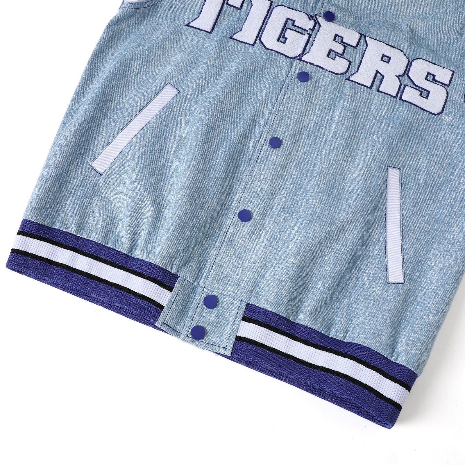 Tennessee State University Blue Denim Bomber Jacket