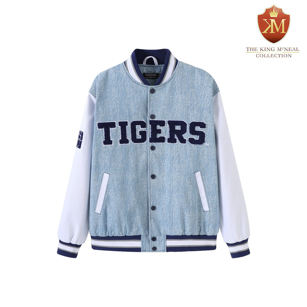 Jackson State Denim Bomber Jacket