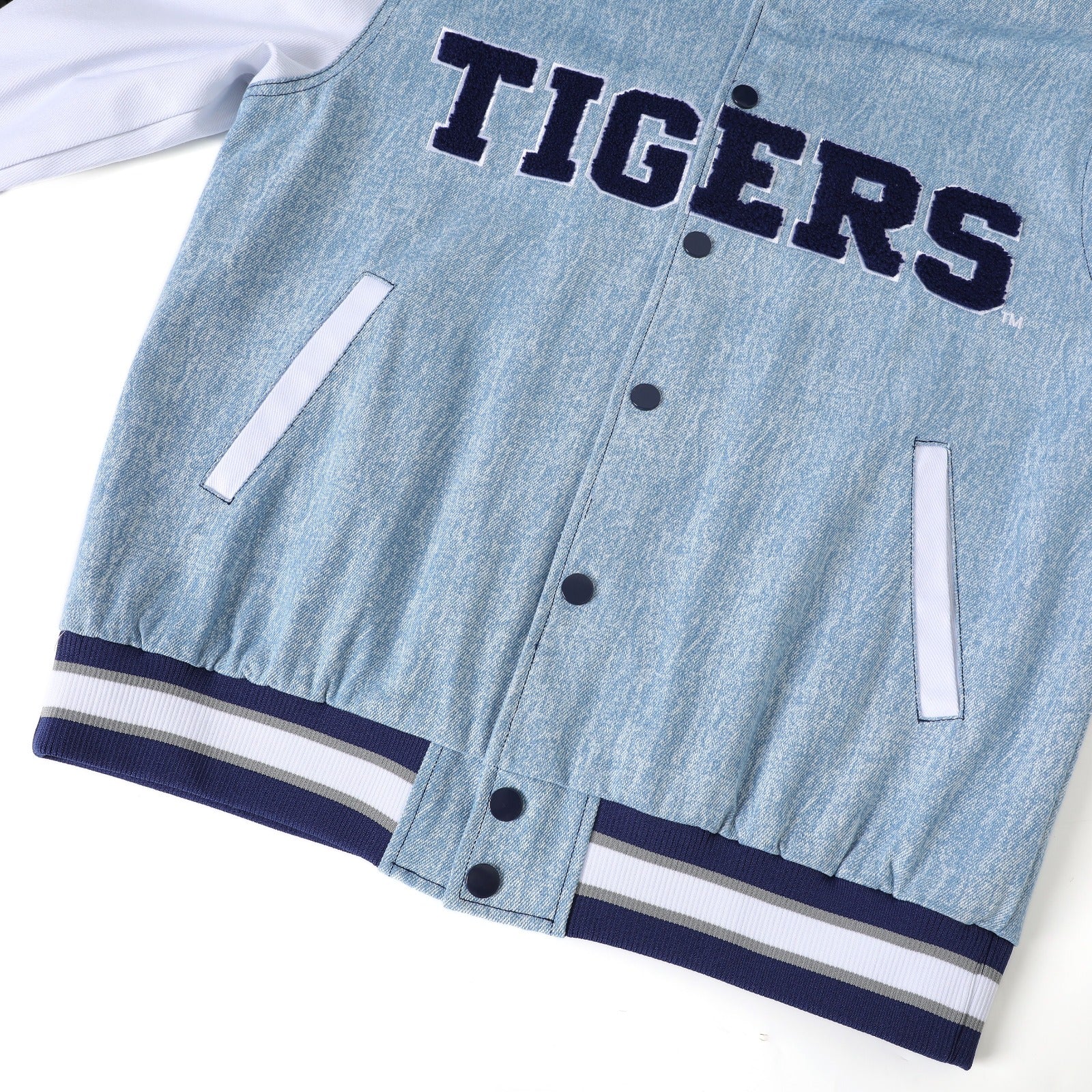 Jackson State Denim Bomber Jacket