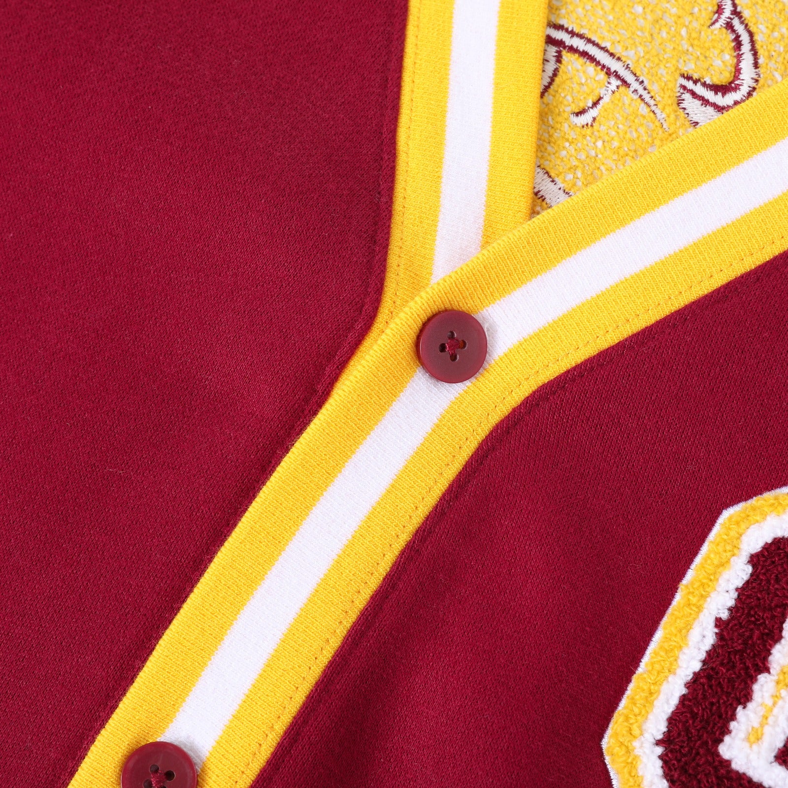 Bethune-Cookman Burgundy Fleece Cardigan