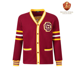 Bethune-Cookman Burgundy Fleece Cardigan