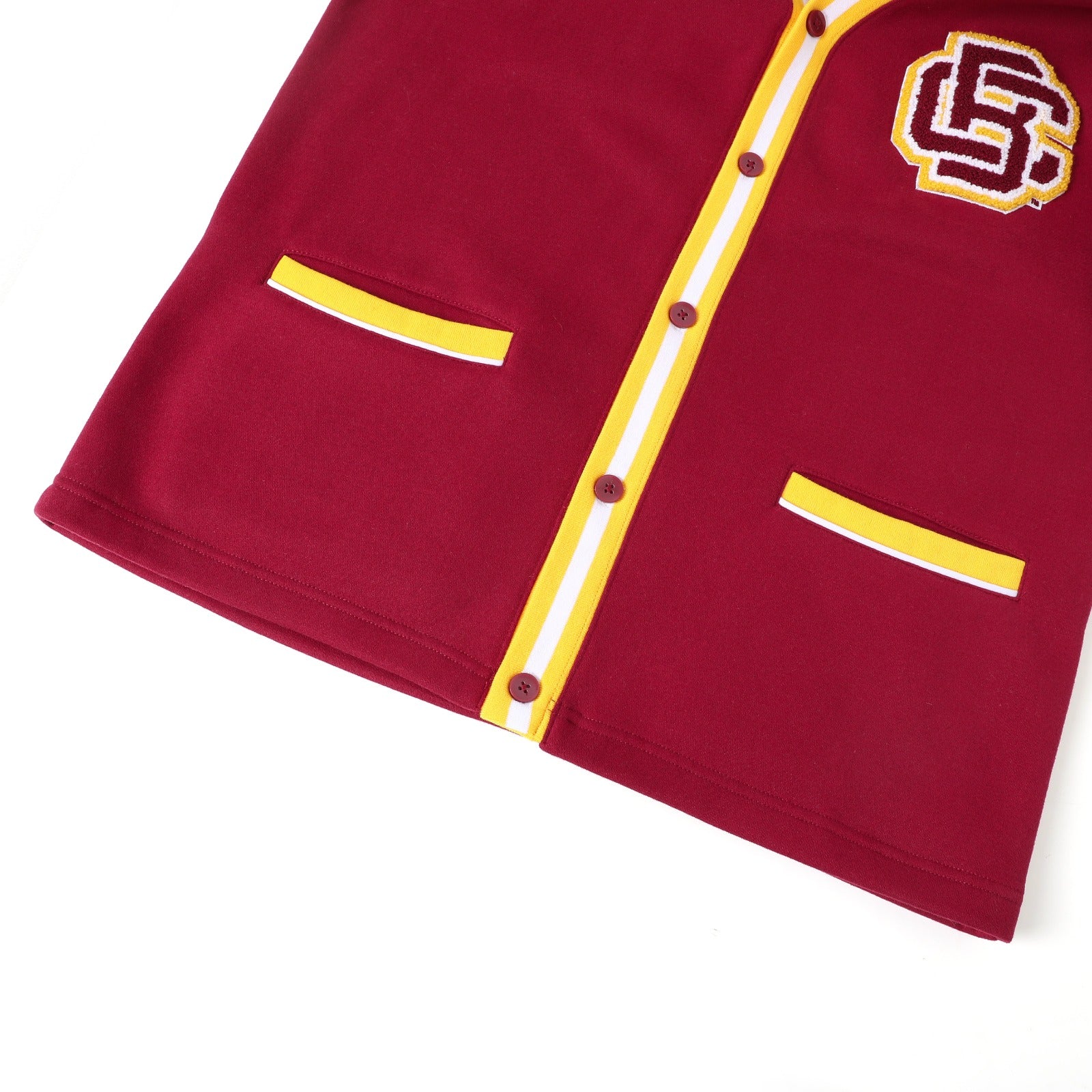 Bethune-Cookman Burgundy Fleece Cardigan