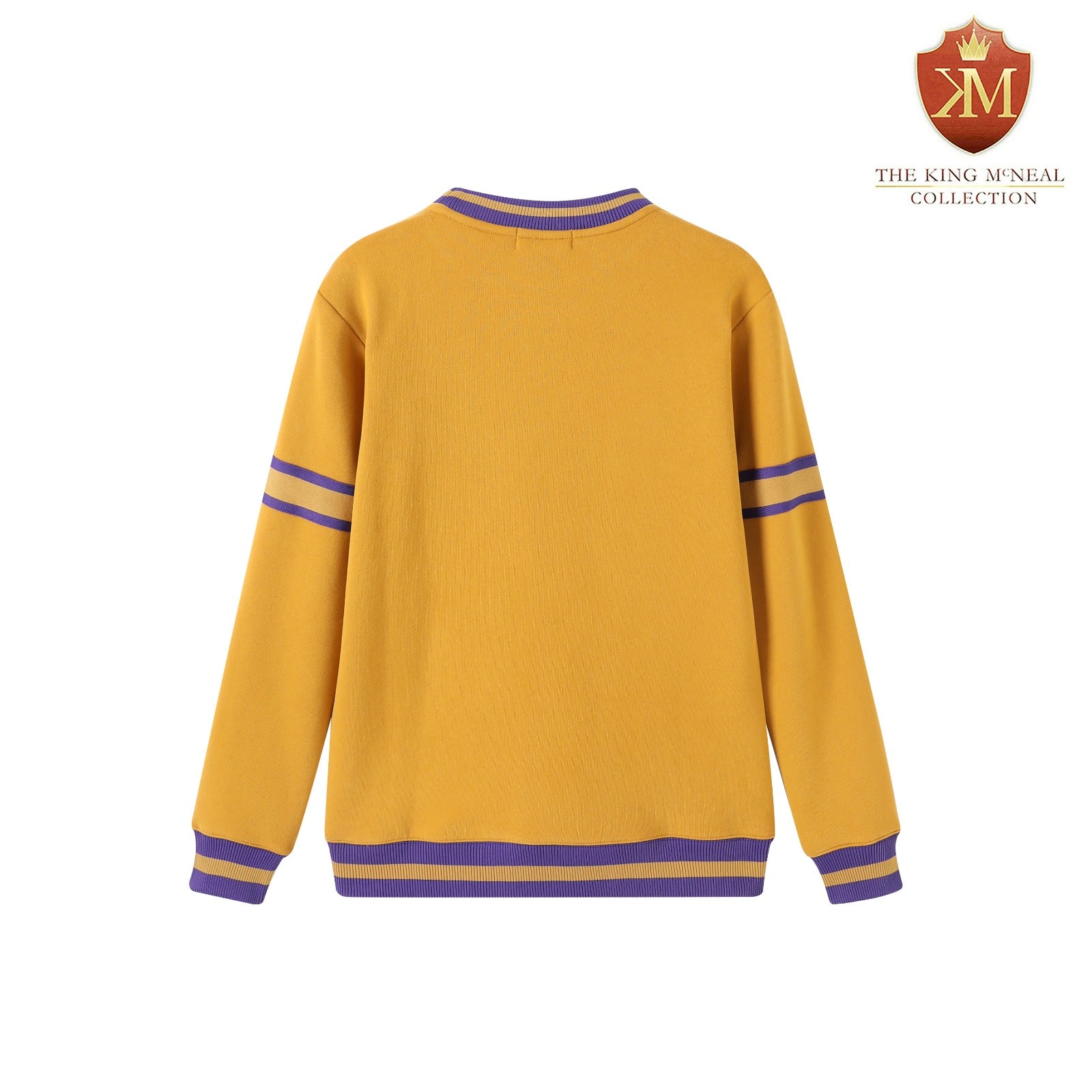 Omega 1911 Gold Stripe Chenille Crewneck