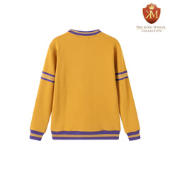 Omega 1911 Gold Stripe Chenille Crewneck