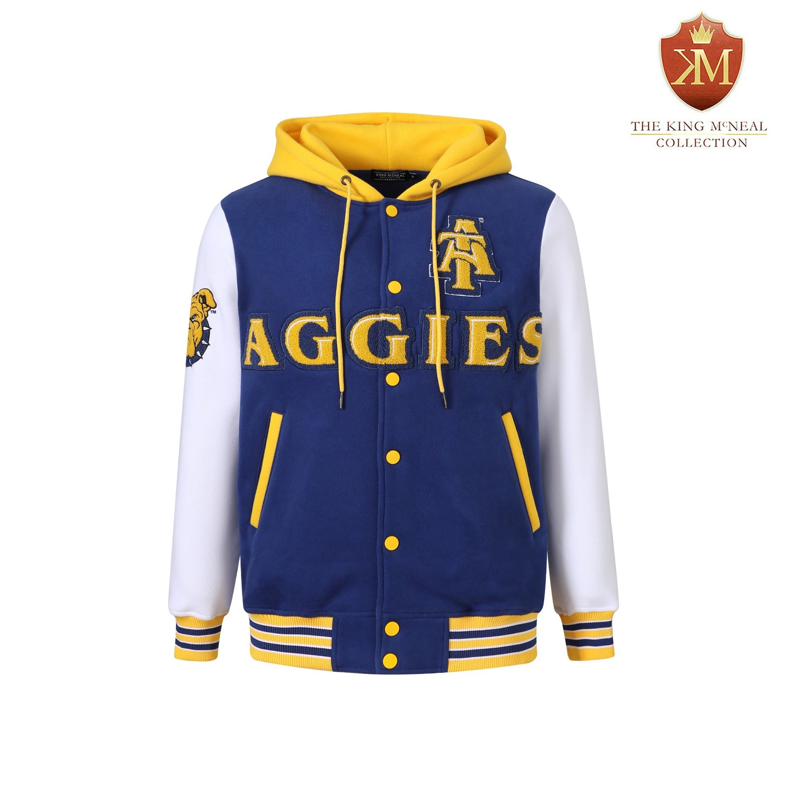 North Carolina A&T Blue Fleece Jacket – The King McNeal Collection