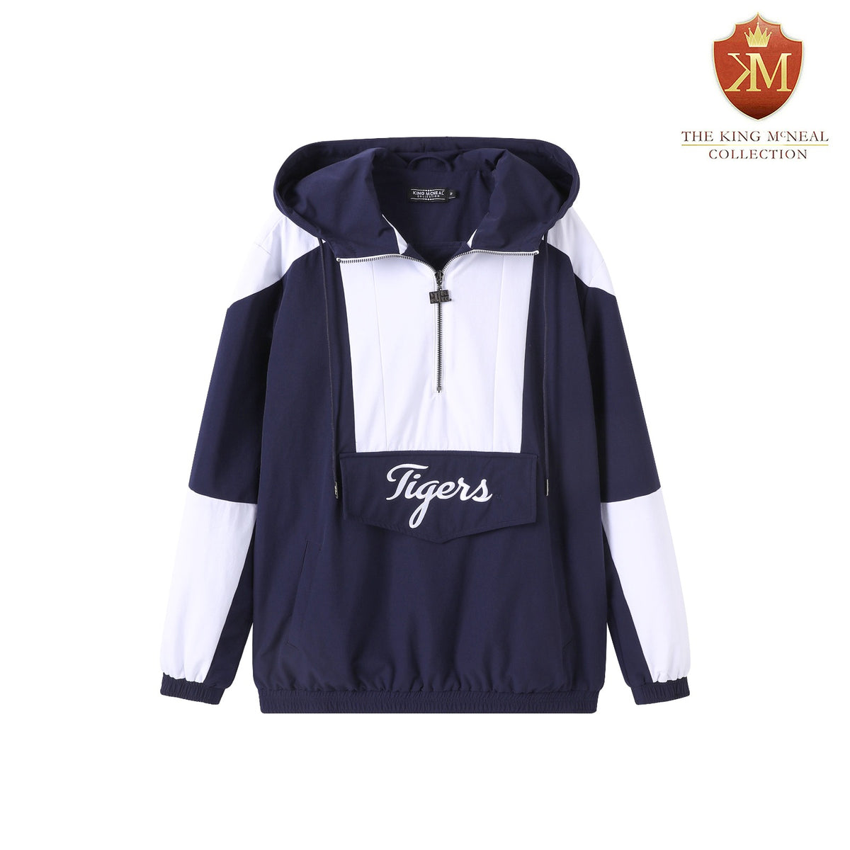 Jackson State Navy Windbreaker Tech Pullover