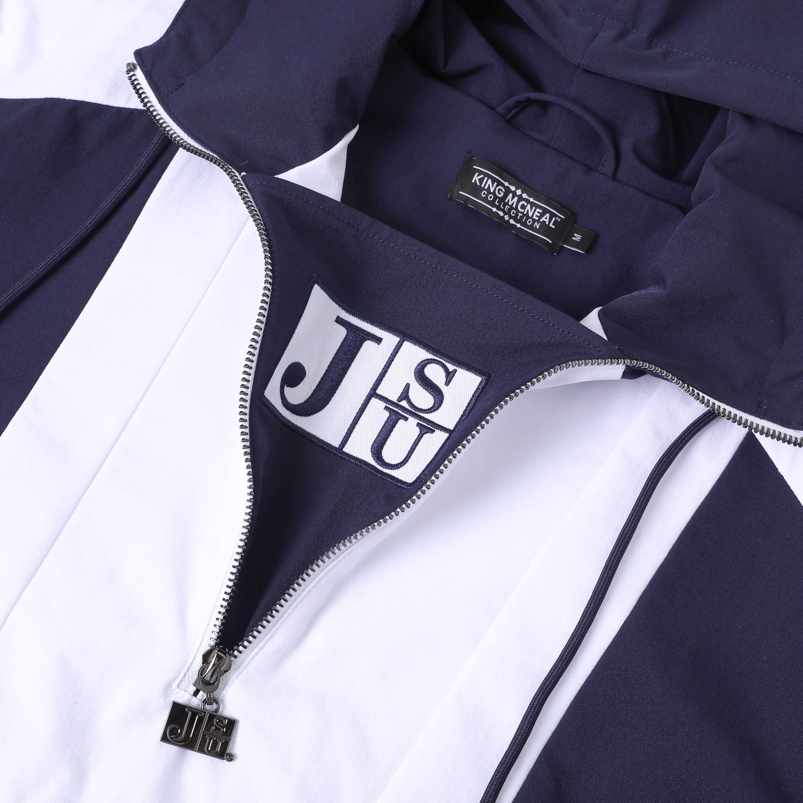 Jackson State Navy Windbreaker Tech Pullover
