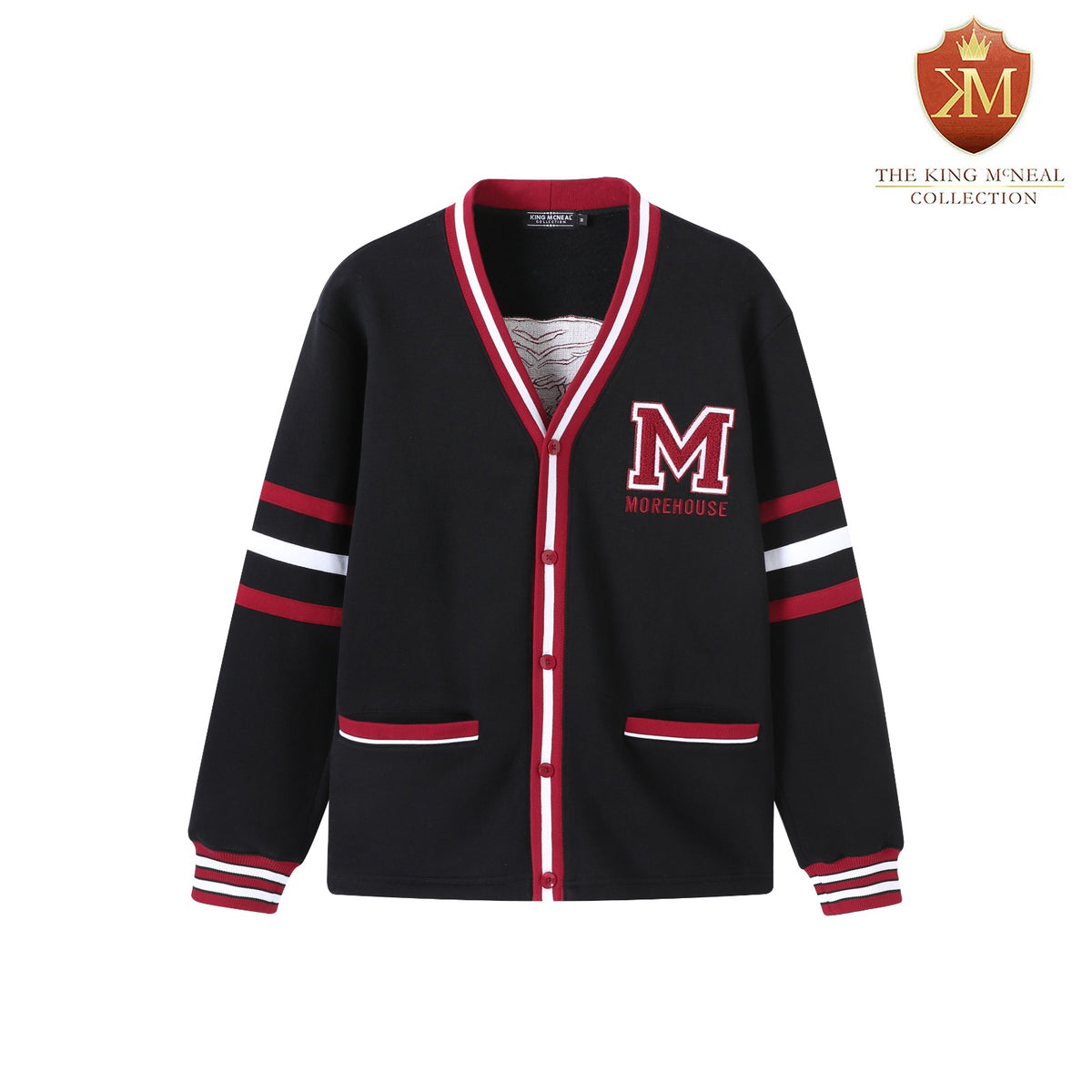 Morehouse Black Fleece Cardigan