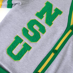 Norfolk State Heather Grey Fleece Cardigan