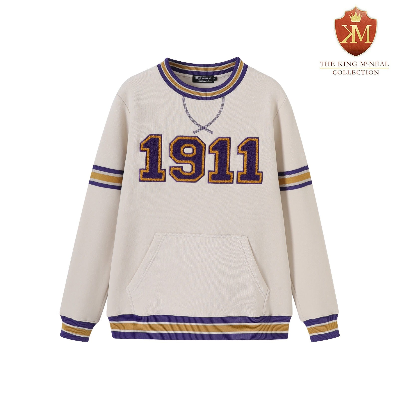 Omega 1911 Neutral Chenille Crewneck