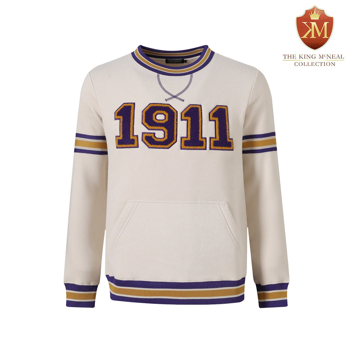 Omega 1911 Neutral Chenille Crewneck