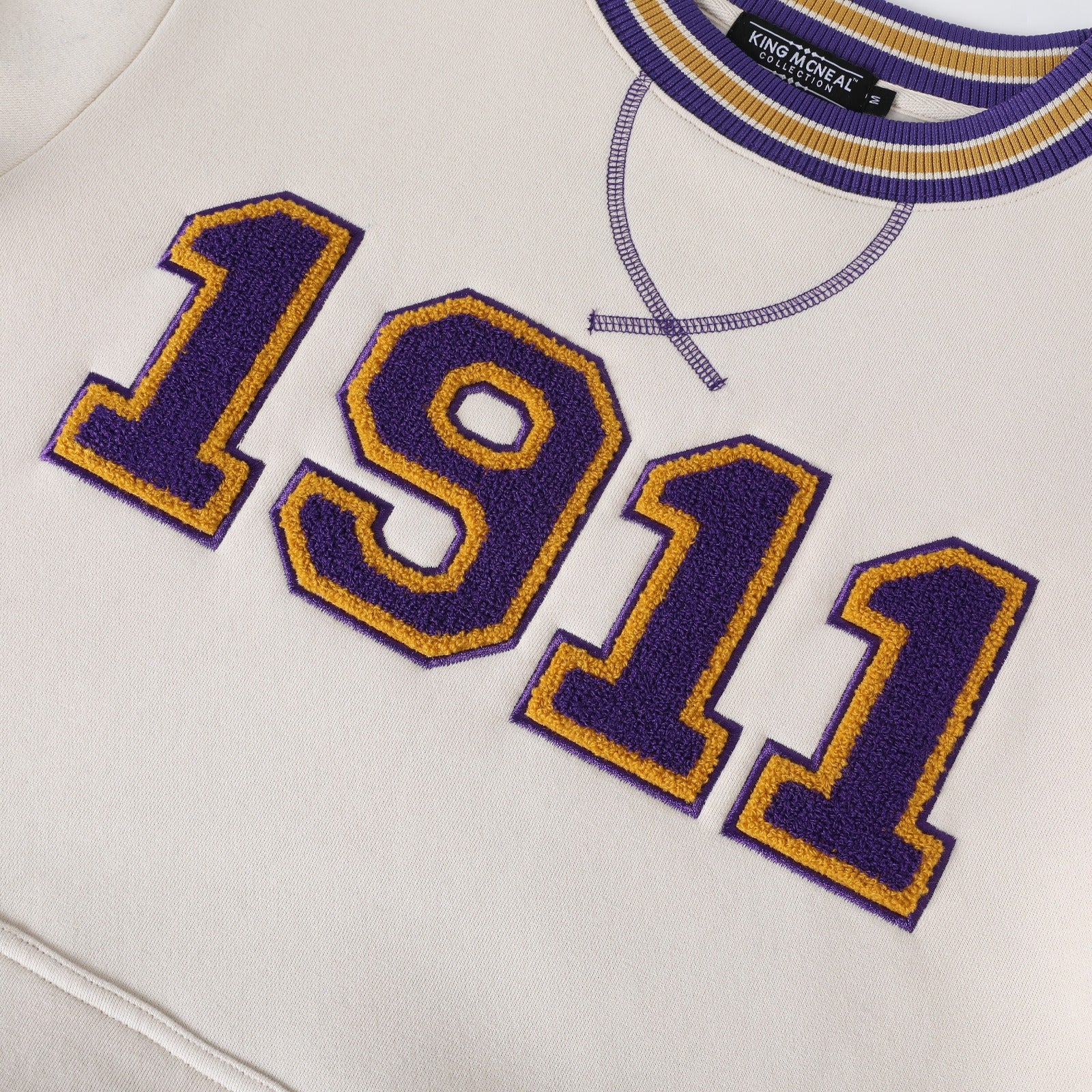 Omega 1911 Neutral Chenille Crewneck