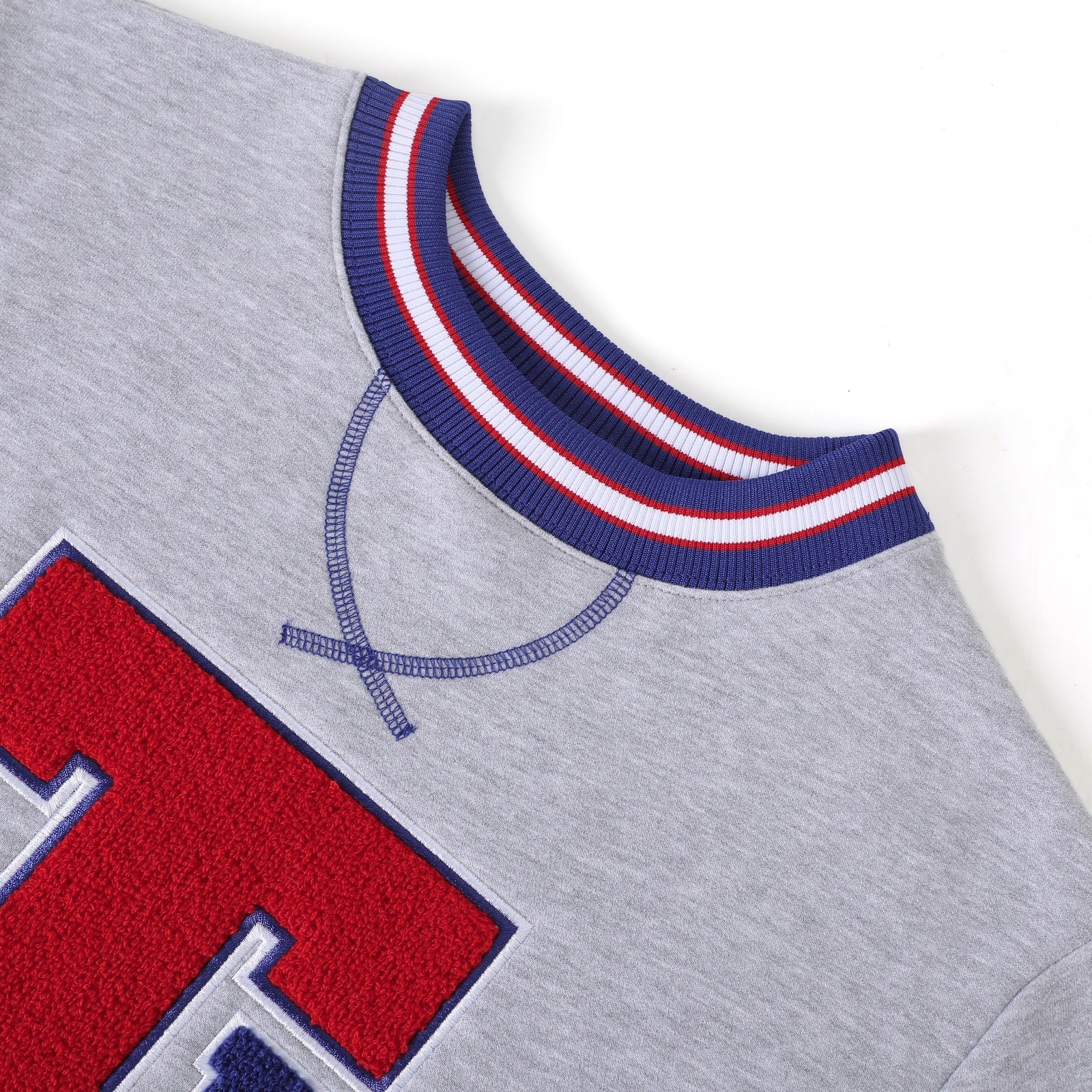 Tennessee State Heather Grey Pocket Crewneck