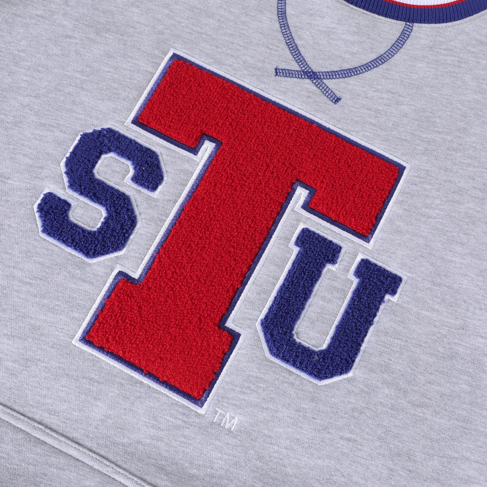 Tennessee State Heather Grey Pocket Crewneck