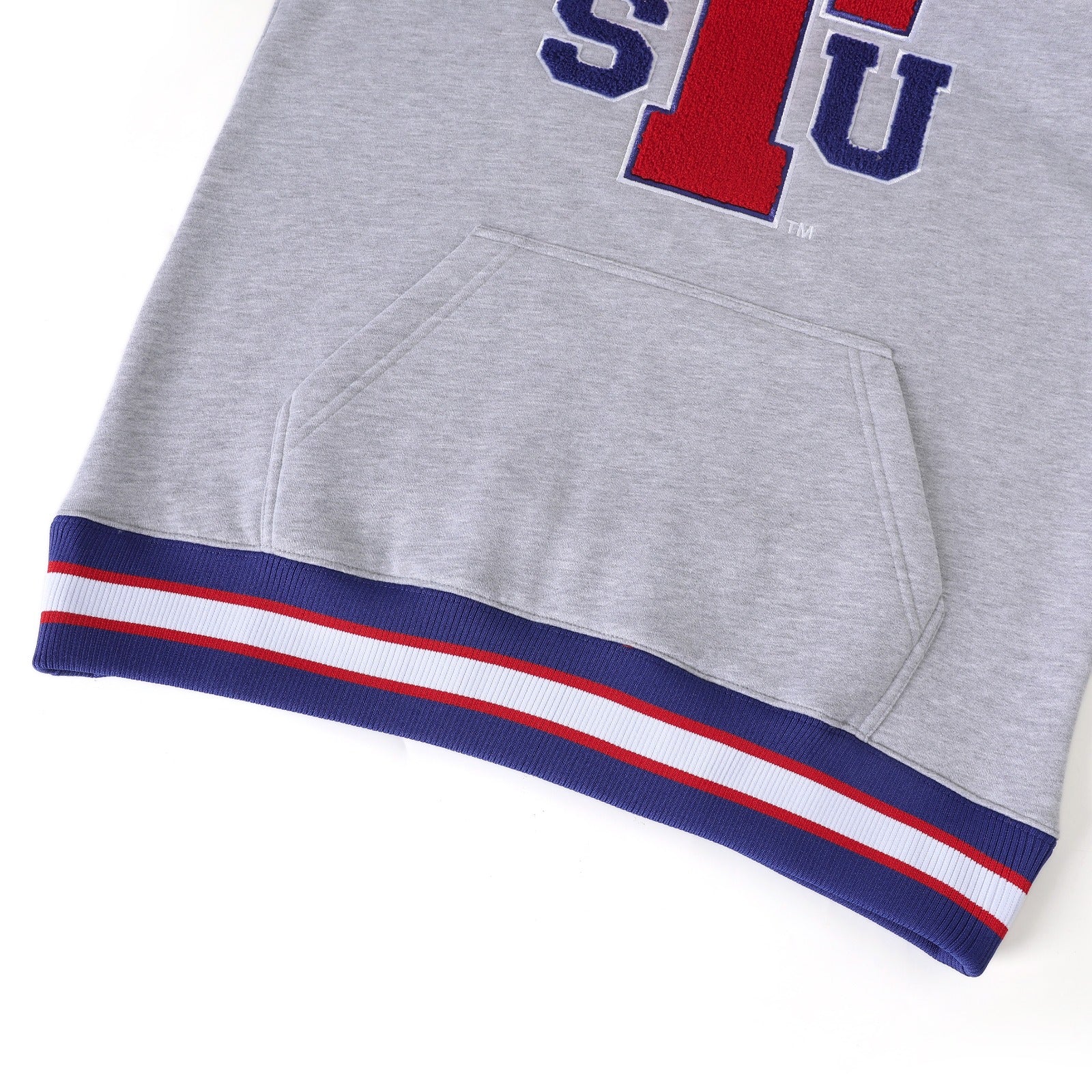 Tennessee State Heather Grey Pocket Crewneck