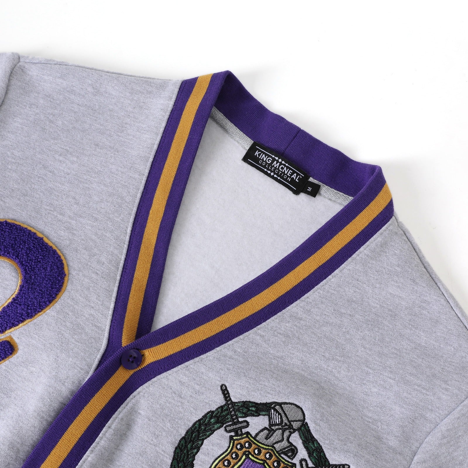 Omega Heather Grey Fleece Cardigan