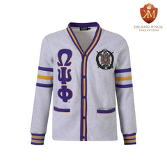 Omega Heather Grey Fleece Cardigan