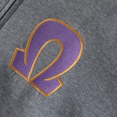 Omega Charcoal Grey Air Tech Fleece Warm Up Jacket