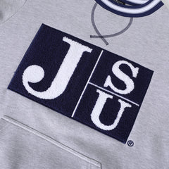 Jackson State Heather Grey Pocket Crewneck