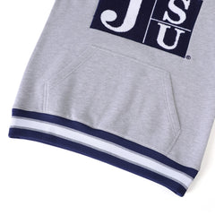 Jackson State Heather Grey Pocket Crewneck