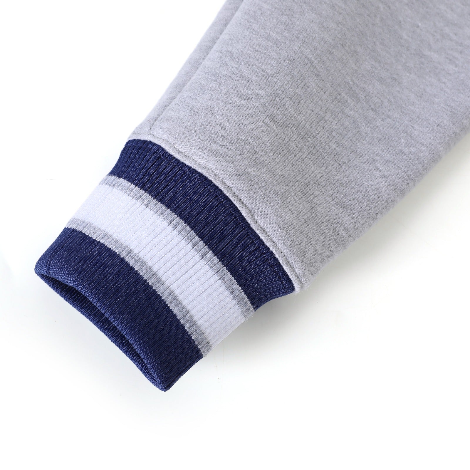 Jackson State Heather Grey Pocket Crewneck
