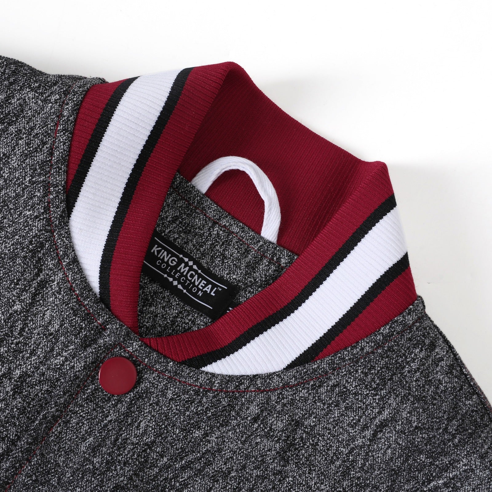 Morehouse Black  Denim Bomber Jacket