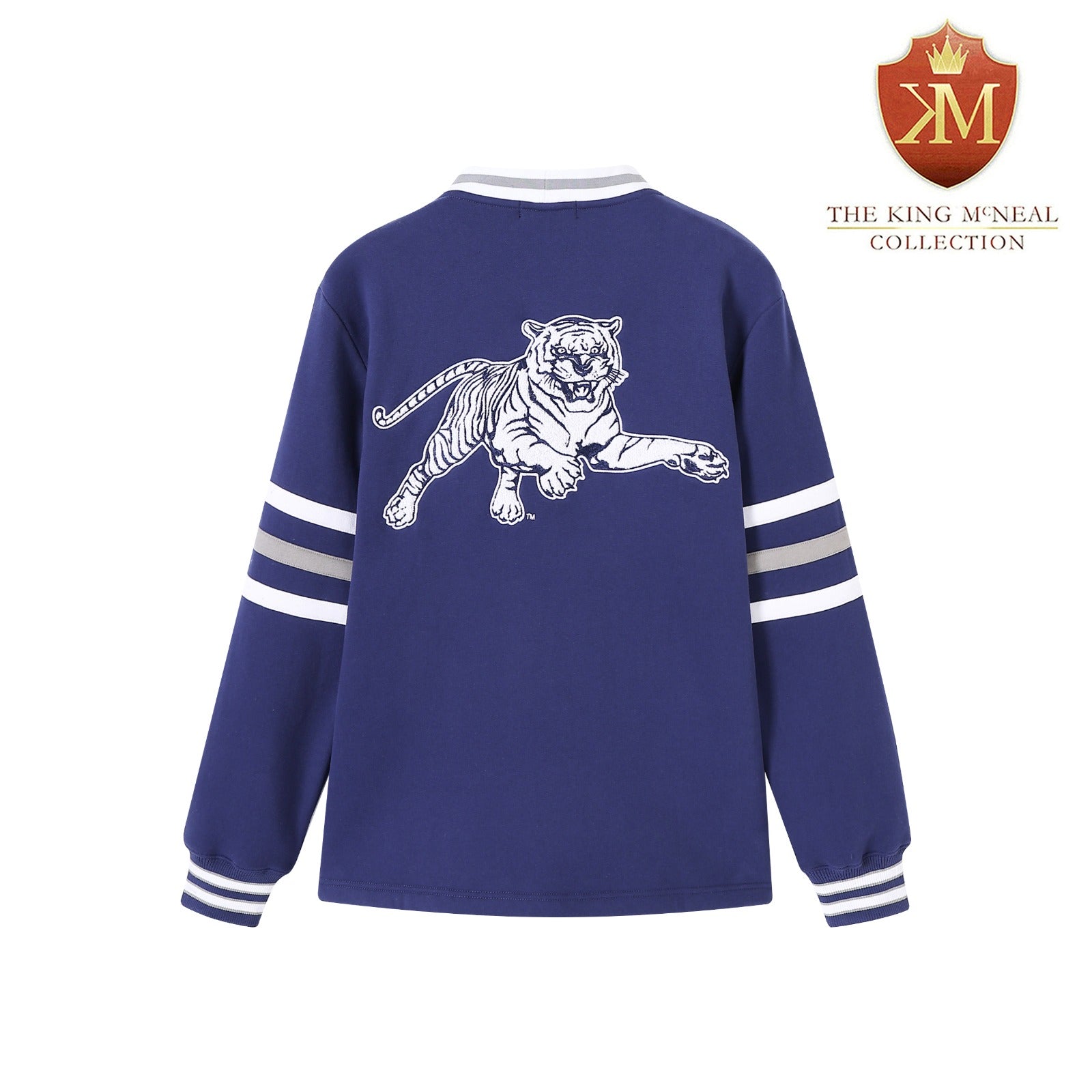 Jackson State Navy Fleece Cardigan