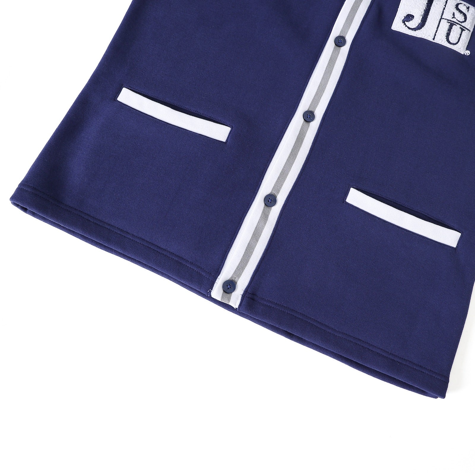 Jackson State Navy Fleece Cardigan