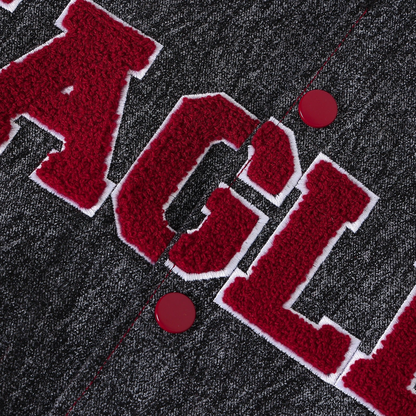 North Carolina Central Black Denim Bomber Jacket