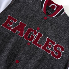 North Carolina Central Black Denim Bomber Jacket