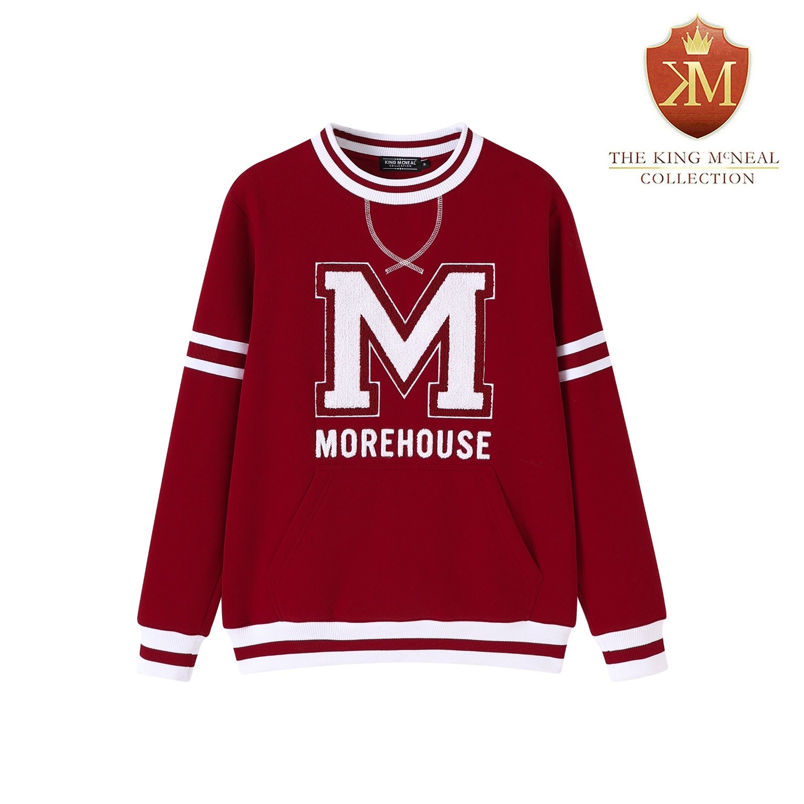Morehouse Maroon Pocket Crewneck