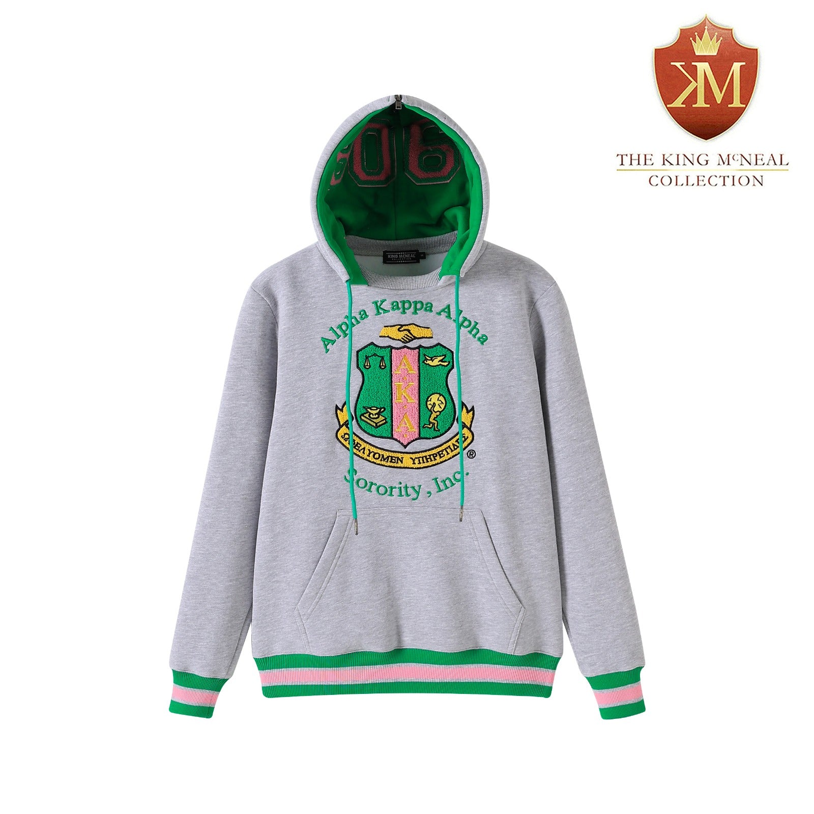 AKA Heather Grey Prep Unisex Hoodie