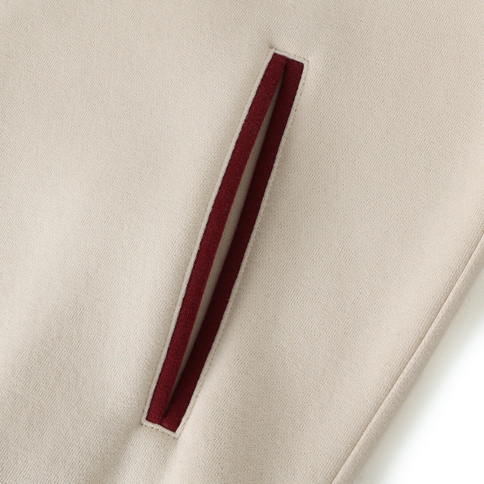 Delta 1913 Cream Varsity Fleece Jacket