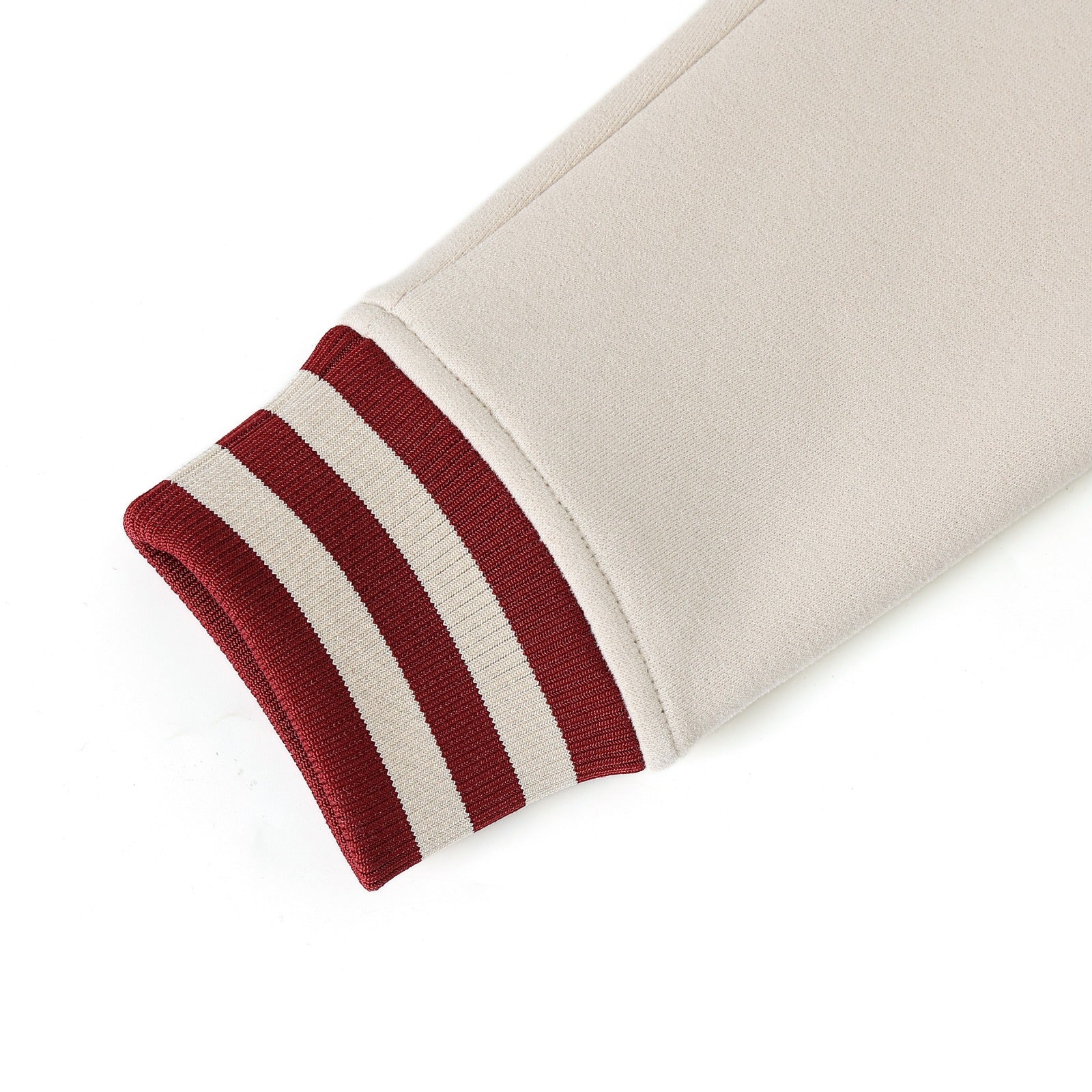 Delta 1913 Cream Varsity Fleece Jacket