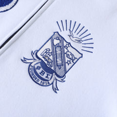 Phi Beta Sigma White Varsity Fleece Jacket