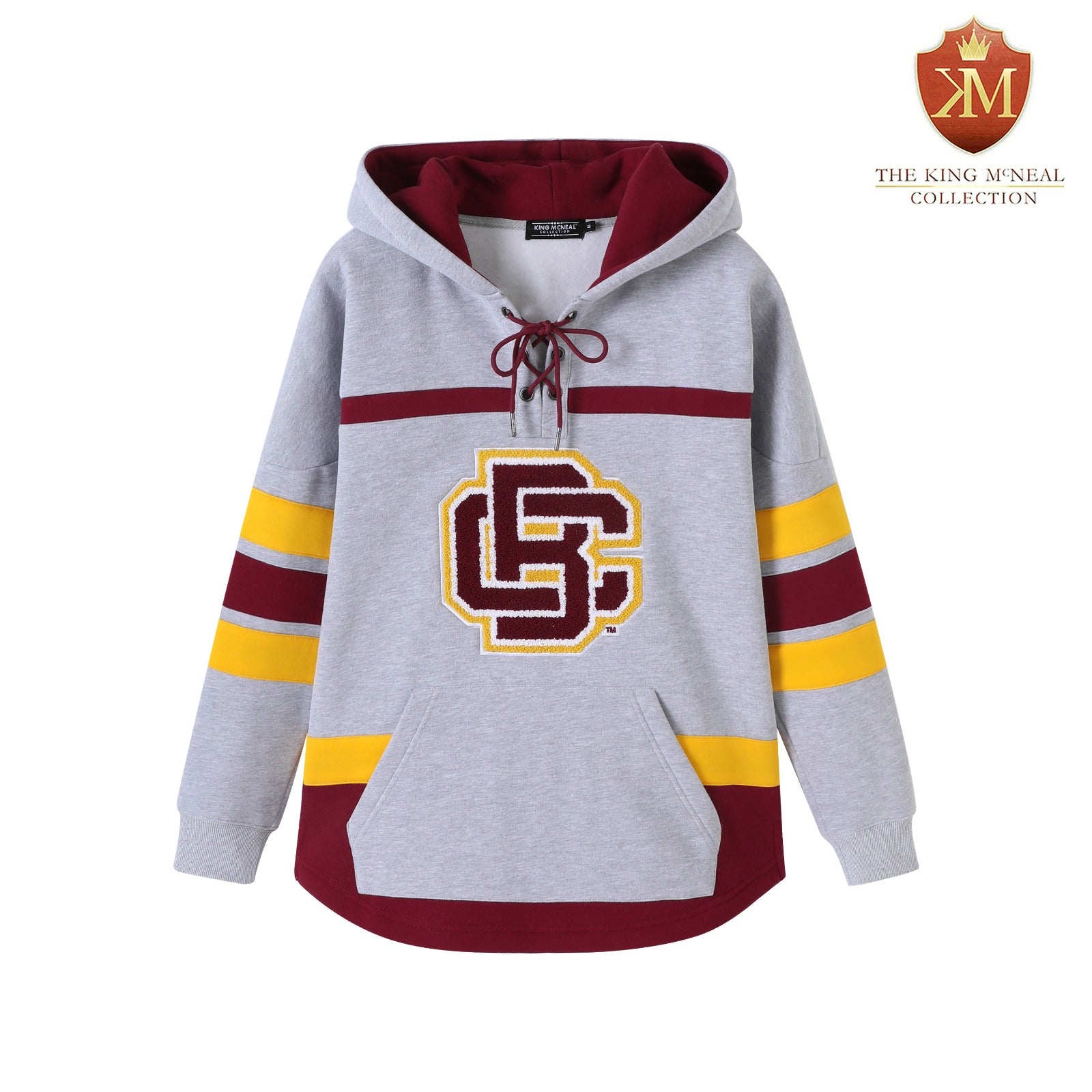 Bethune-Cookman Heather Grey Hockey Hoodie