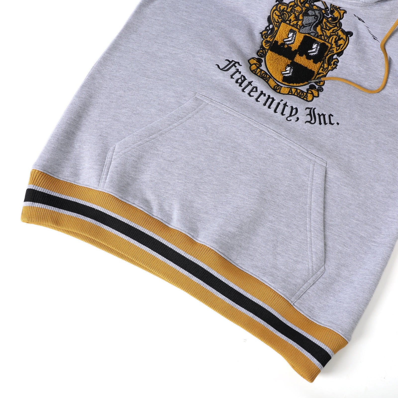 Alpha Heather Grey Prep Hoodie