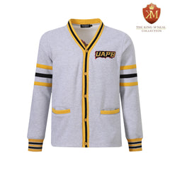 University of Arkansas Pine Bluff Heather Grey Fleece Cardigan