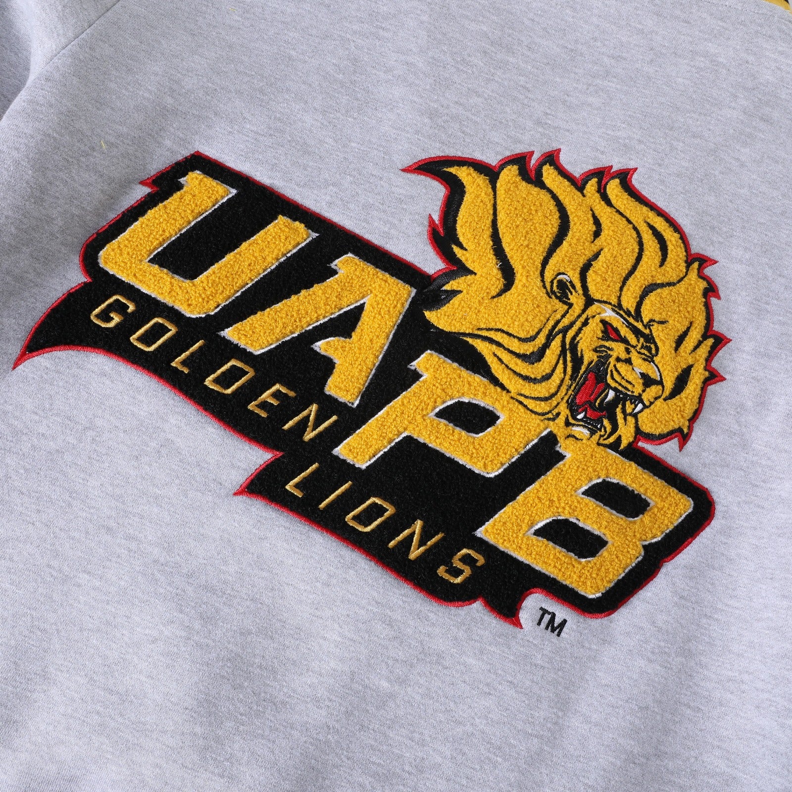 University of Arkansas Pine Bluff Heather Grey Fleece Cardigan