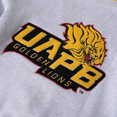 University of Arkansas Pine Bluff Heather Grey Fleece Cardigan