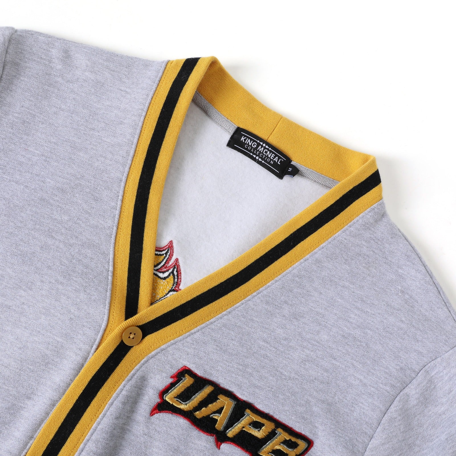 University of Arkansas Pine Bluff Heather Grey Fleece Cardigan