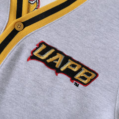 University of Arkansas Pine Bluff Heather Grey Fleece Cardigan