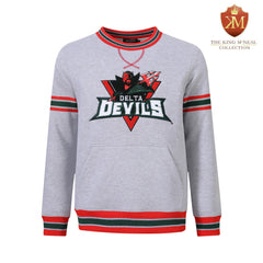 Mississippi Valley State Heather Grey Pocket Crewneck