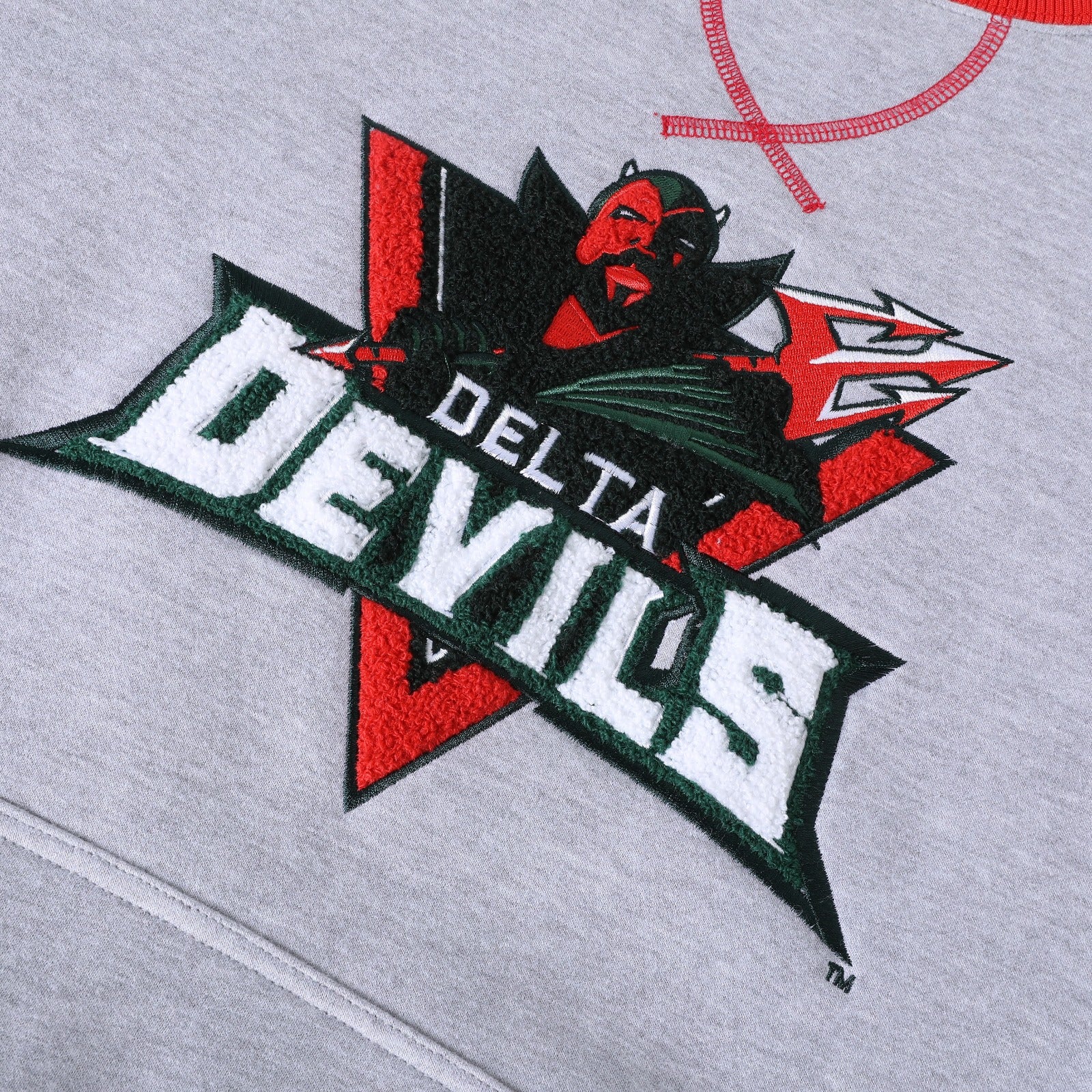 Mississippi Valley State Heather Grey Pocket Crewneck